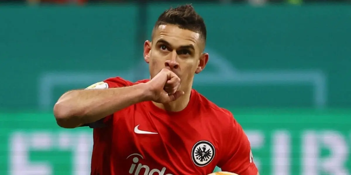 El delantero colombiano juega en Eintracht Frankfurt desde su salida del club Millonario.