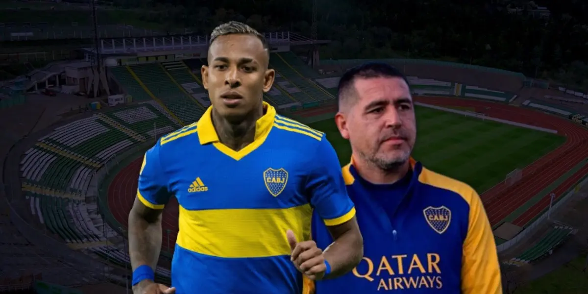 El delantero colombiano reapareció con un posteo en sus redes sociales tras su polémica salida de Boca.