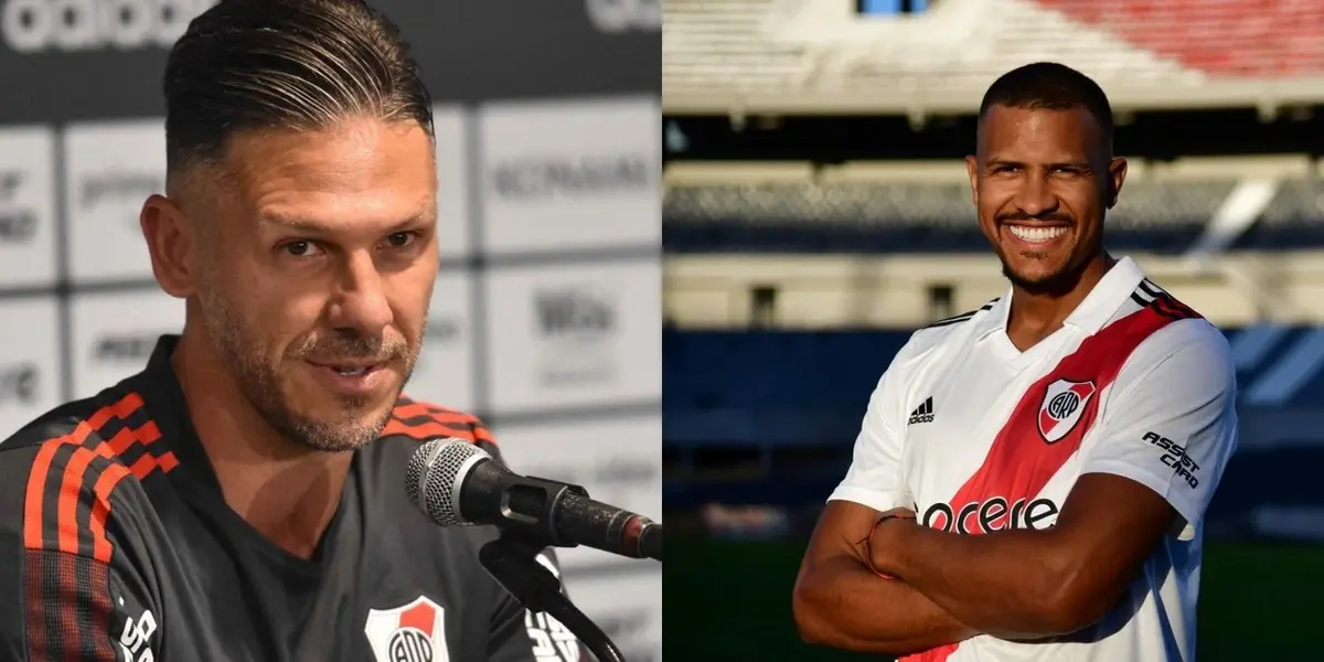 El delantero con pasado en la Premier League hizo su estreno en River, pero el cambio no dejó conformes a los hinchas.