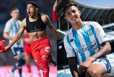 El delantero convirtió el 2 a 0 final con el que Independiente le ganó de visitante a Racing.