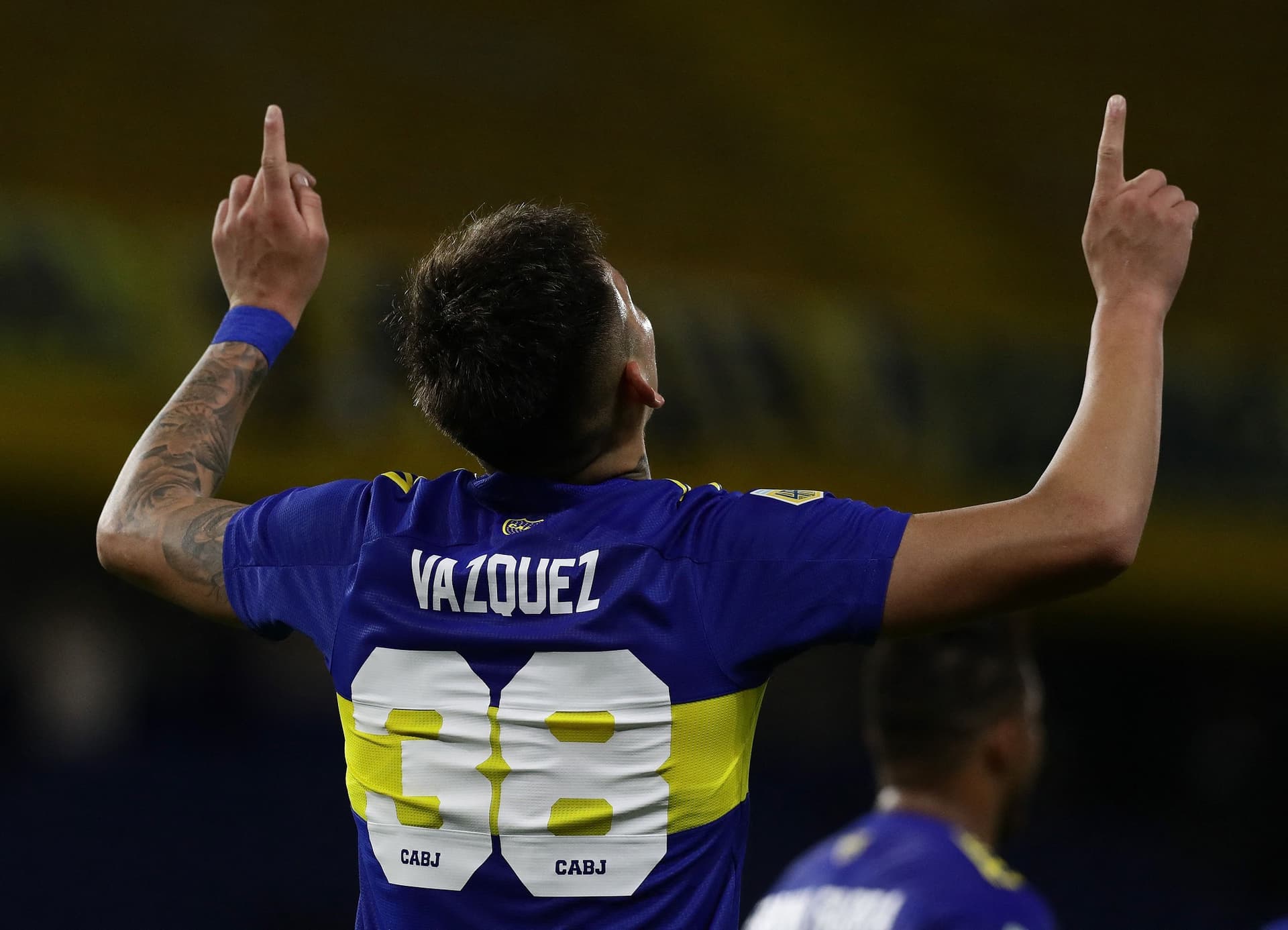 El delantero convirtió el gol de la victoria frente a Patronato, por la séptima fecha de la Liga Profesional.