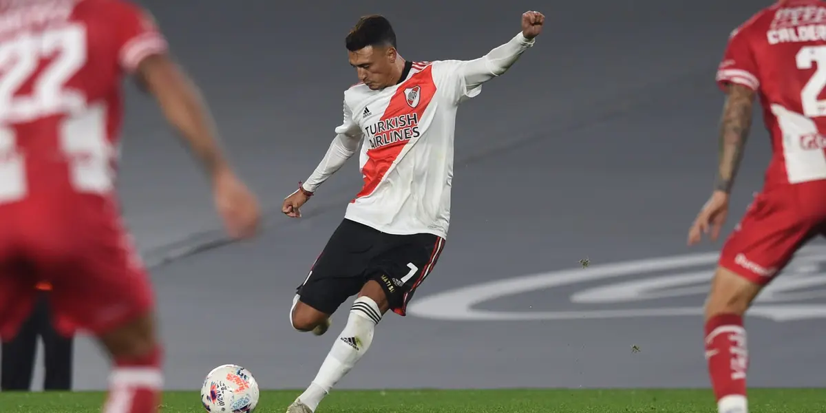 El delantero cordobés fue la gran figura de la victoria de River Plate ante Unión.