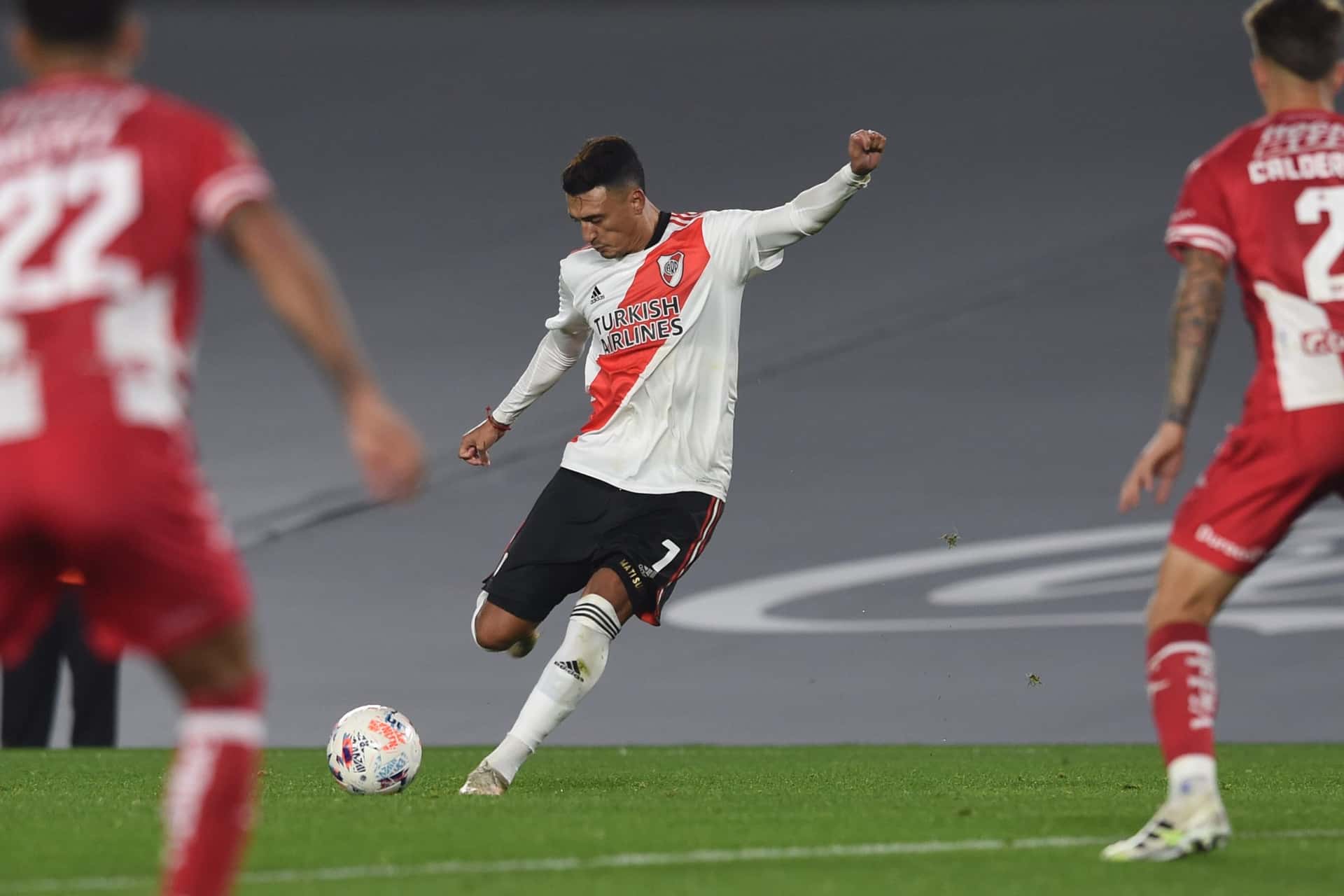 El delantero cordobés fue la gran figura de la victoria de River Plate ante Unión.