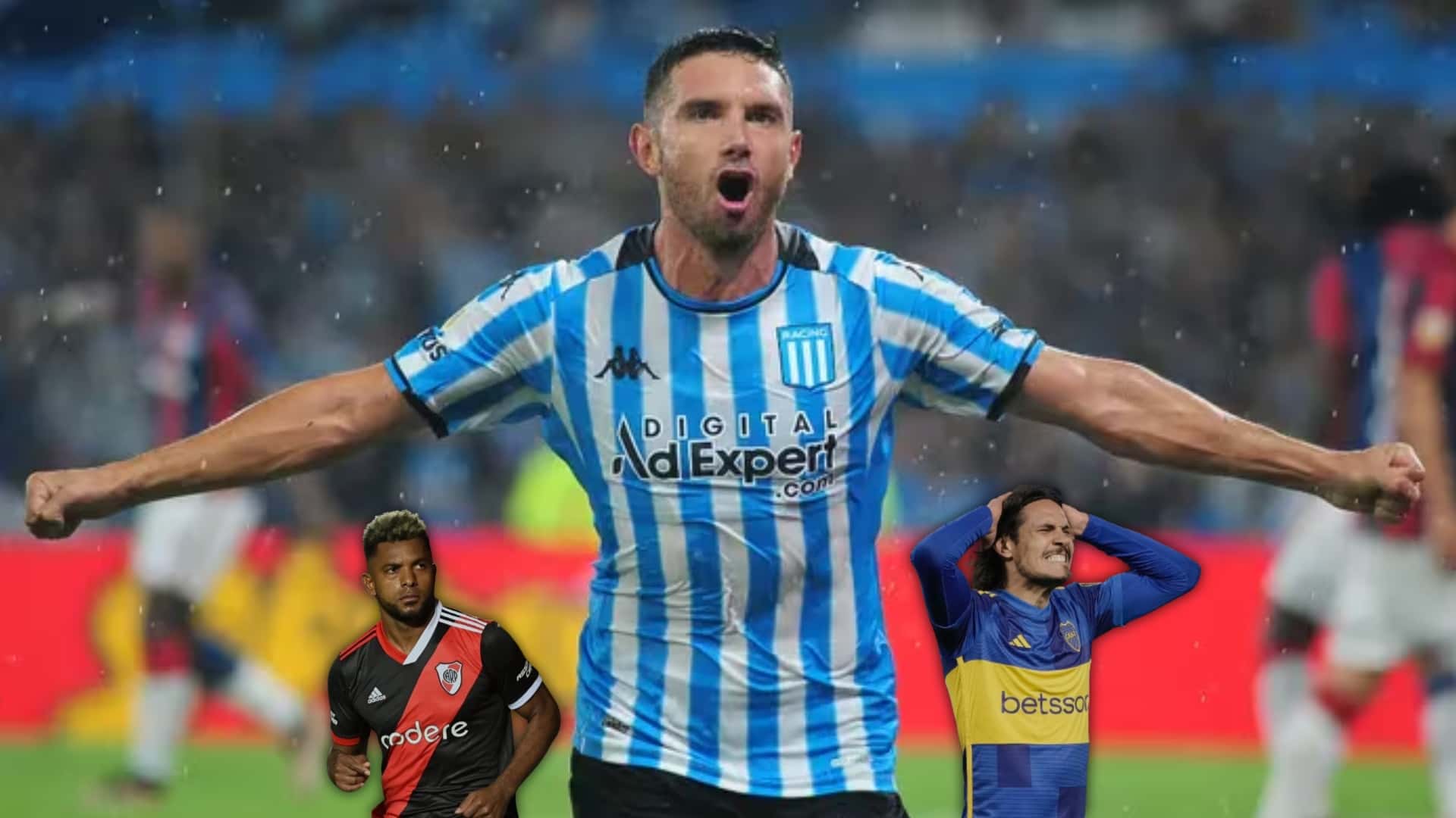 El delantero de la Academia alcanzó a Borja en la tabla de goleadores.