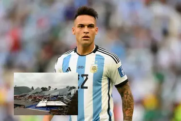 El delantero de la Selección Argentina se expresó por lo sucedido en su ciudad natal.