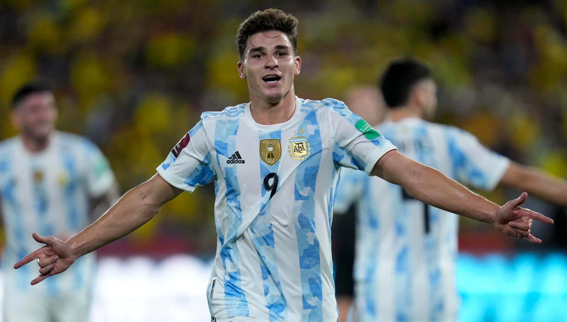 El delantero de River marcó el 1 a 0 en Guayaquil por las Eliminatorias Sudamericanas.