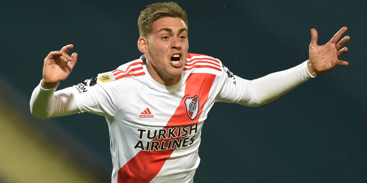 El delantero de River Plate ilusiona a los hinchas con su gran capacidad goleadora.