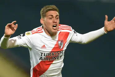 El delantero de River Plate ilusiona a los hinchas con su gran capacidad goleadora.