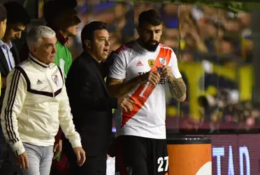 El delantero de Vélez tuvo algunas diferencias con el Muñeco por su salida de River Plate.