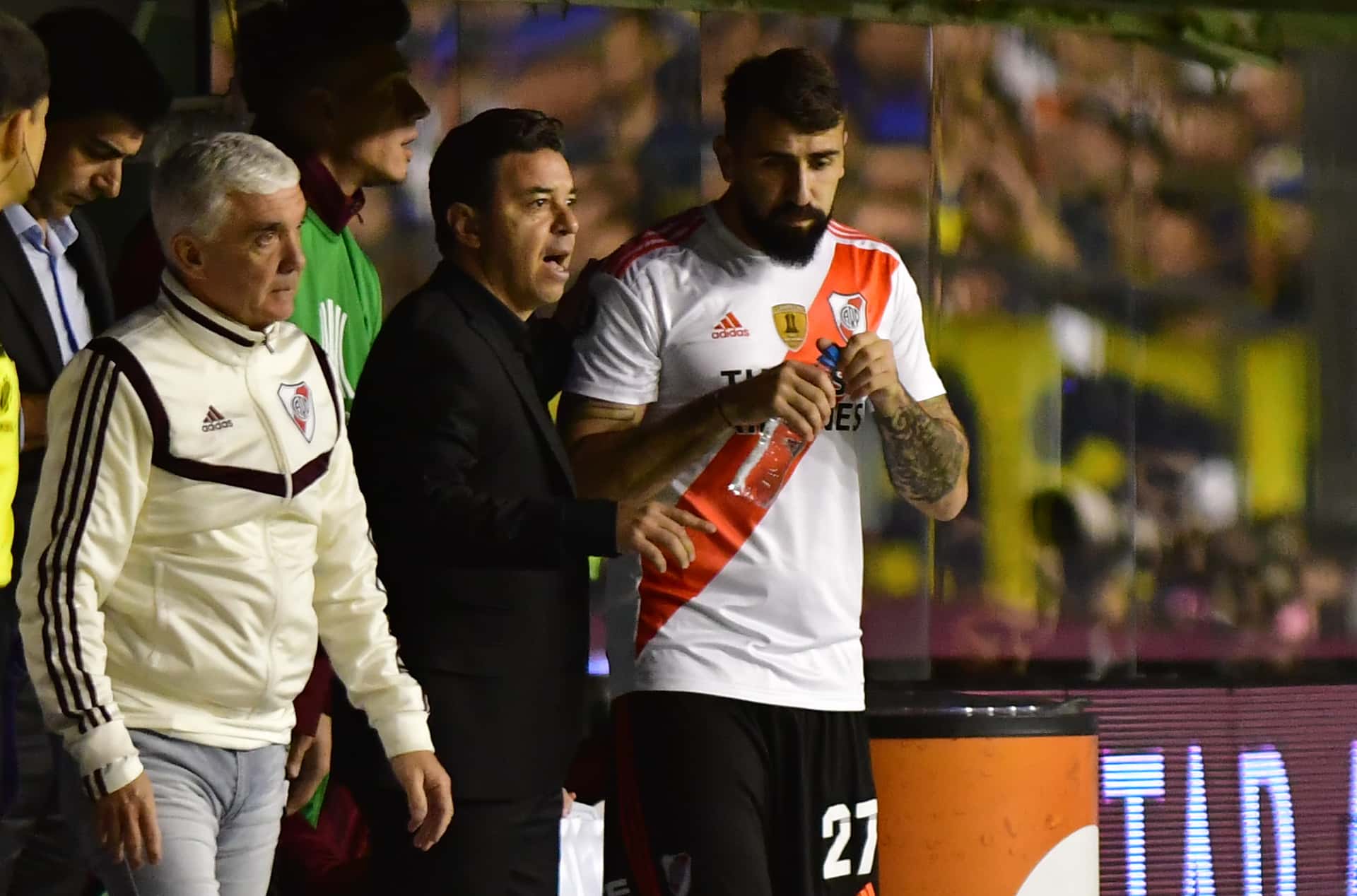 El delantero de Vélez tuvo algunas diferencias con el Muñeco por su salida de River Plate.