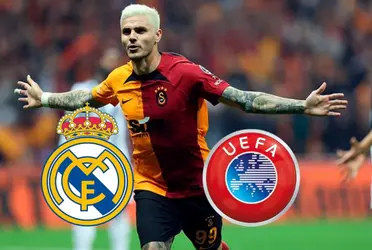El delantero del Galatasaray suena como posible incorporación del equipo merengue y de otro grande europeo.
