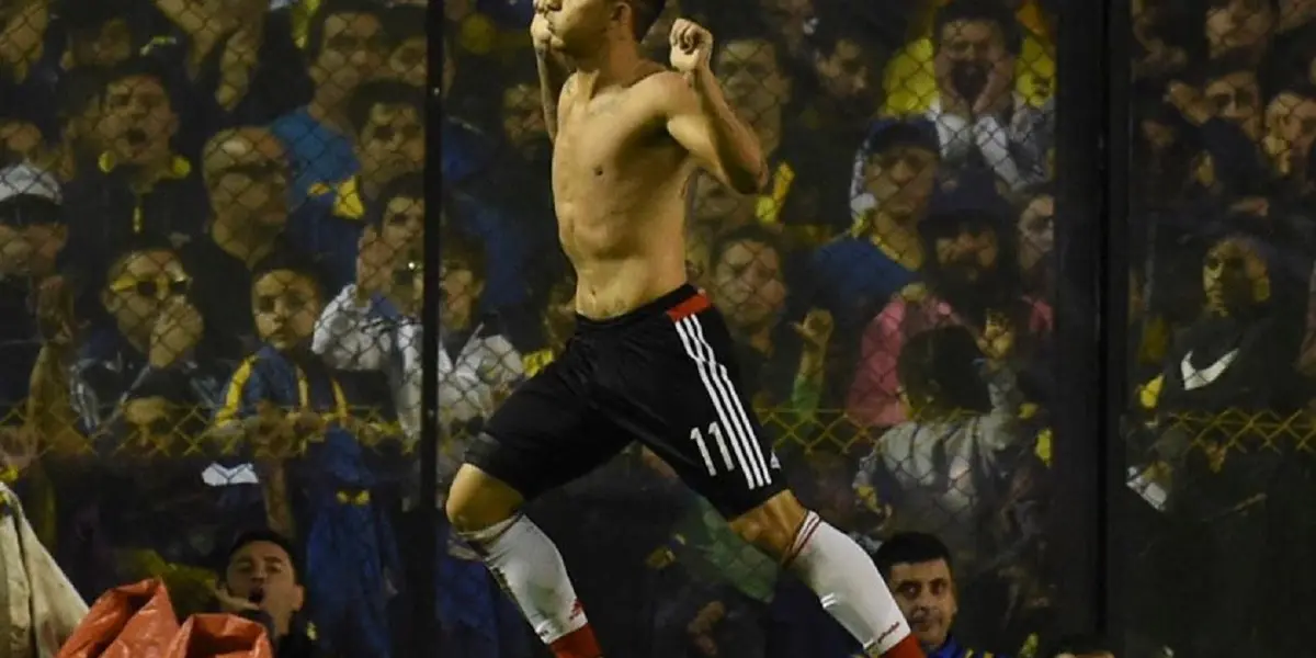 El delantero del Zenit de Rusia demostró otra vez su fanatismo por el Millonario.