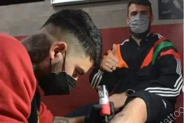 El delantero inmortalizó en su piel la Copa Libertadores 2018, que el Millonario ganó ante Boca Juniors.