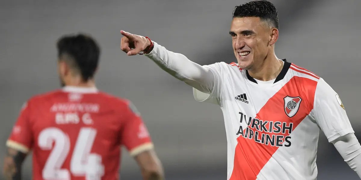 El delantero participó en el 80% de los goles del equipo en este segundo semestre. ¿Llega para el Superclásico ante Boca Juniors?