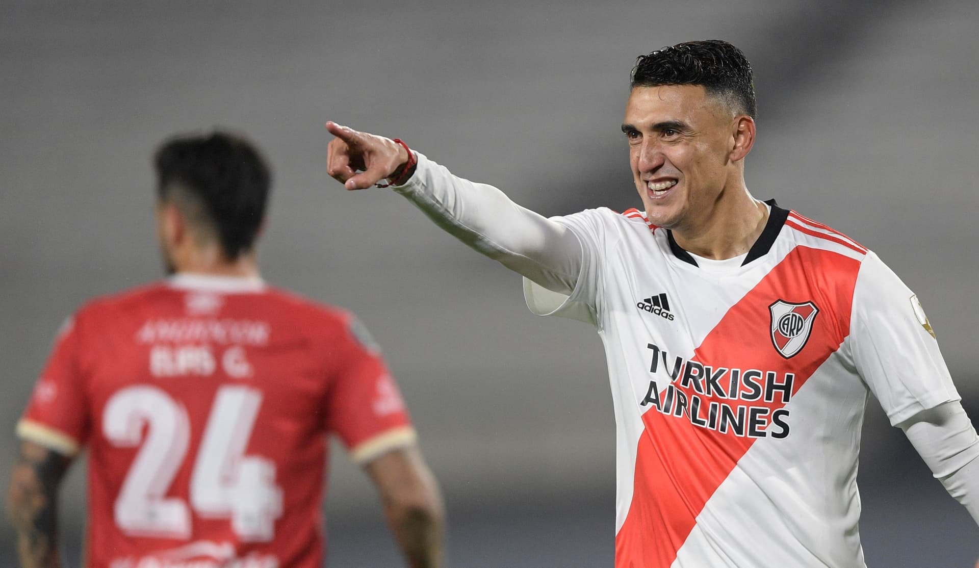 El delantero participó en el 80% de los goles del equipo en este segundo semestre. ¿Llega para el Superclásico ante Boca Juniors?
