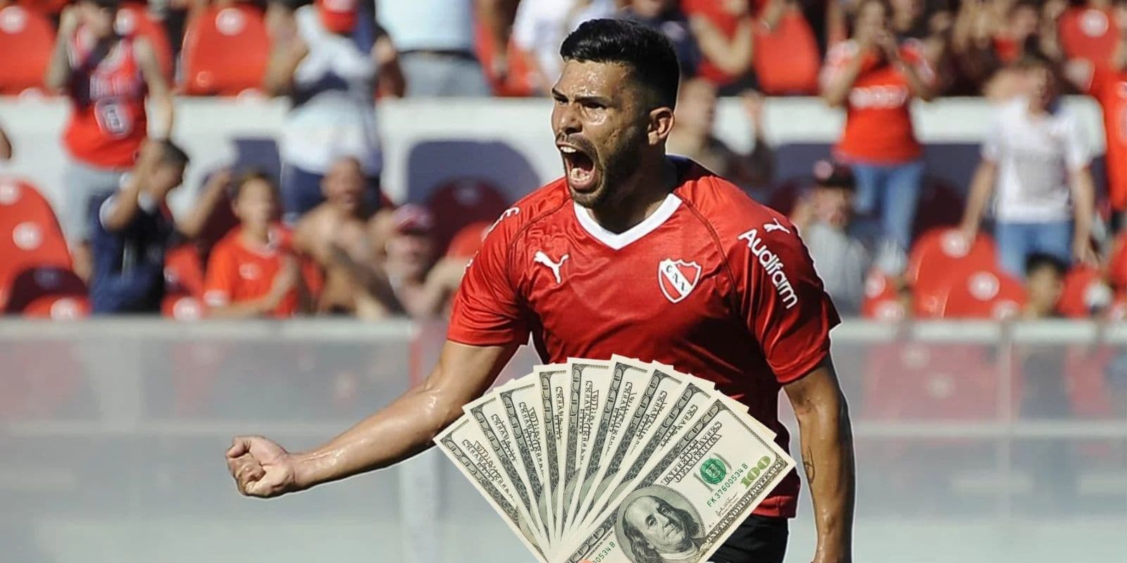 El delantero se fue del Rojo en febrero de 2022, pero el club sigue recibiendo dinero por él.
