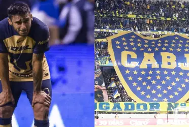El delantero se marchó sin pena ni gloria del Xeneize recalando en Pumas, pero las cosas no le salen del todo bien.