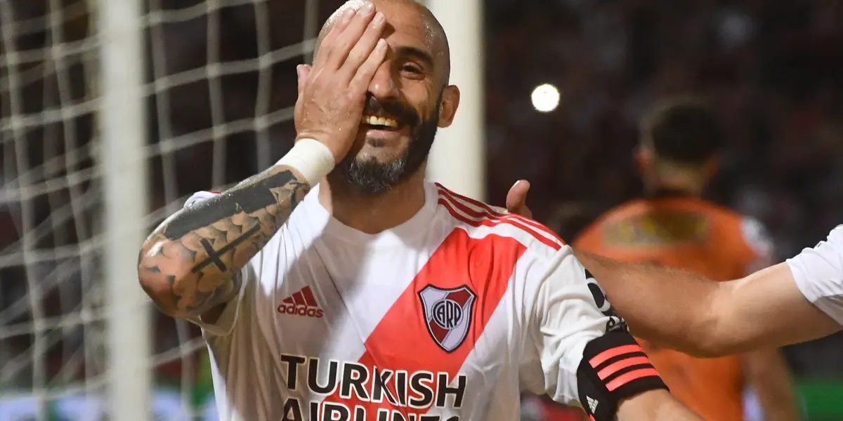 El denfesor central del Millonario sufrió la fractura de su antebrazo derecho en febrero.