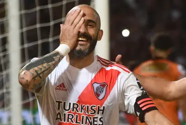 El denfesor central del Millonario sufrió la fractura de su antebrazo derecho en febrero.