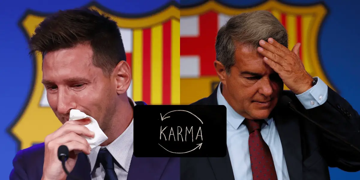 El directivo sueña con el retorno de la Pulga, quien prepararía un golpe bajo hacia Laporta
