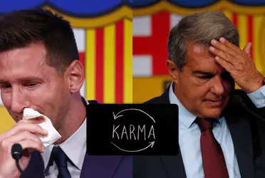 El directivo sueña con el retorno de la Pulga, quien prepararía un golpe bajo hacia Laporta