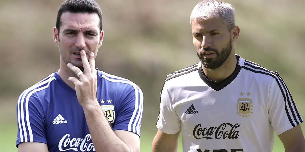 El director técnico de la Selección Argentina necesita que el Kun agarre ritmo para tenerlo en cuenta.