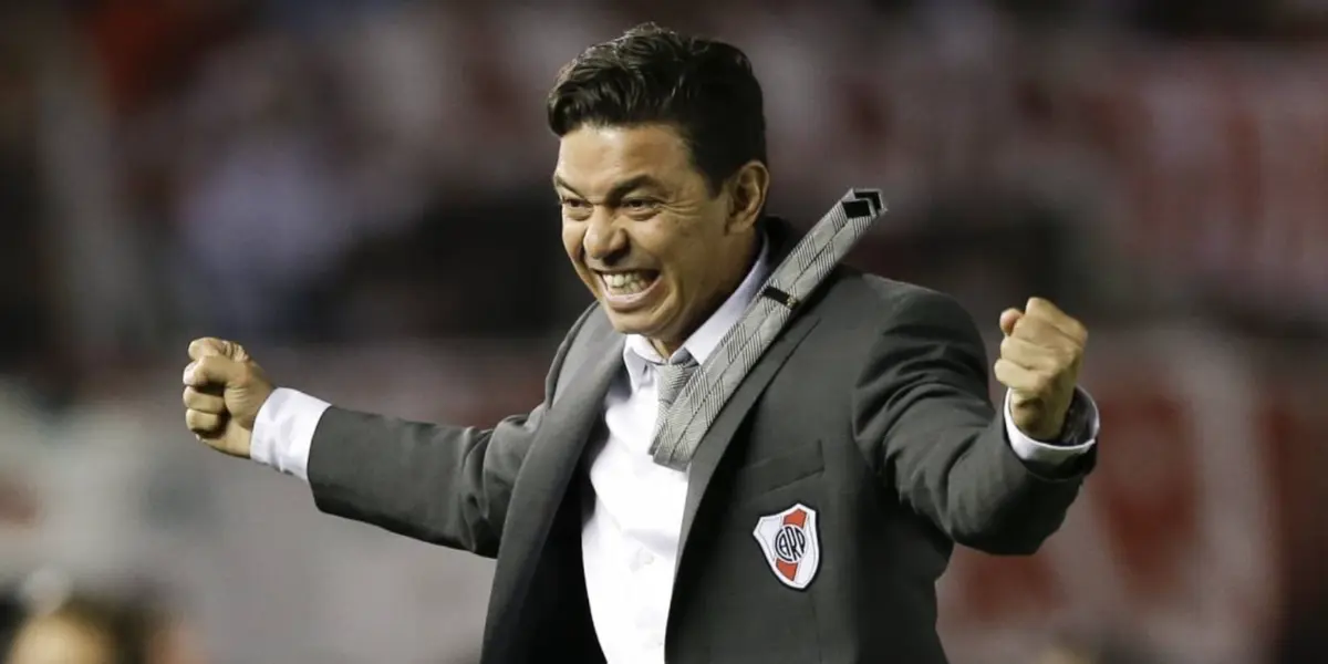 El director técnico del Millonario reveló qué les dijo a los futbolistas antes del partido frente a la Academia.