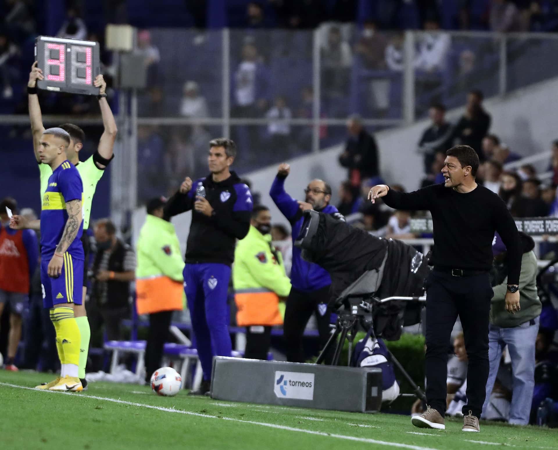 El director técnico del Xeneize habló con la prensa tras la caída por 2-0 en el Fortín.
