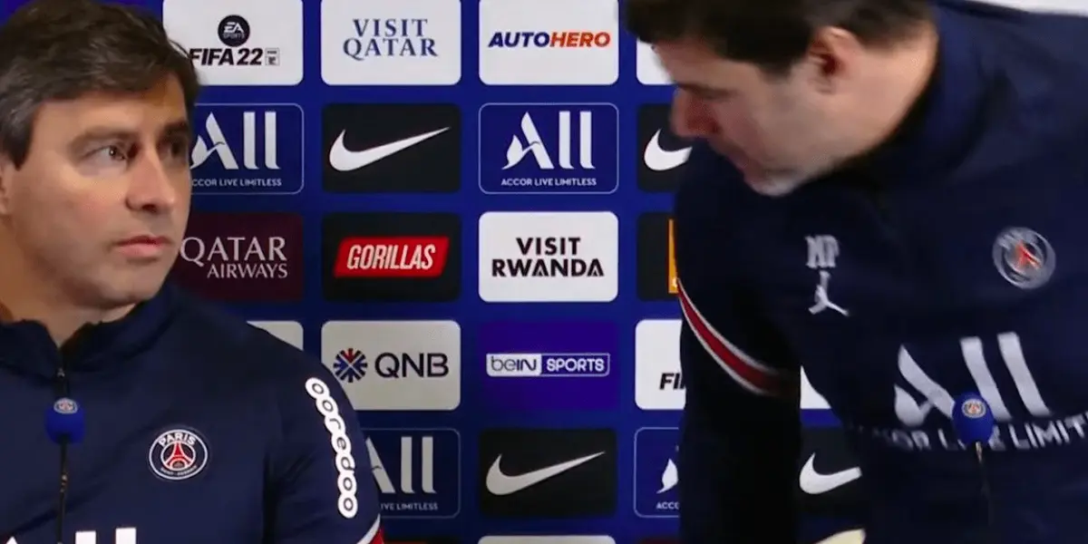 El DT argentino se cruzó con un periodista y hasta amagó en abandonar la conferencia de prensa en la previa del encuentro ante Lens por la Ligue 1.