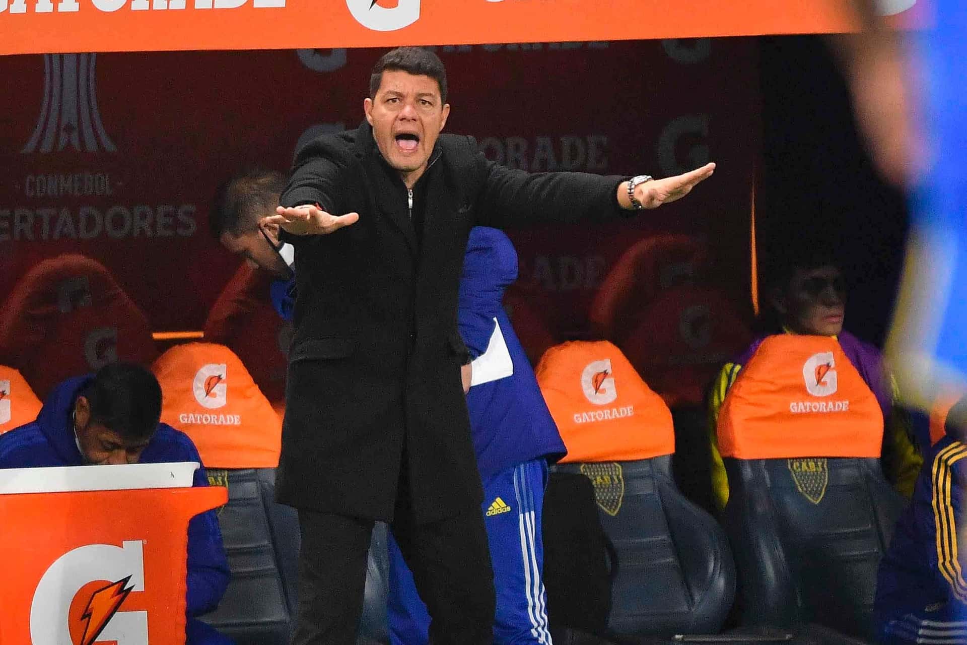 El DT de Boca habló en conferencia de prensa luego de quedar eliminado ante Corinthians.