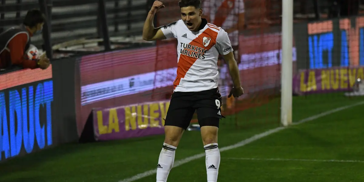 El DT de la Selección Argentina Sub 20 destacó las cualidades del delantero figura de River Plate. 