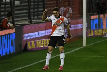 El DT de la Selección Argentina Sub 20 destacó las cualidades del delantero figura de River Plate.