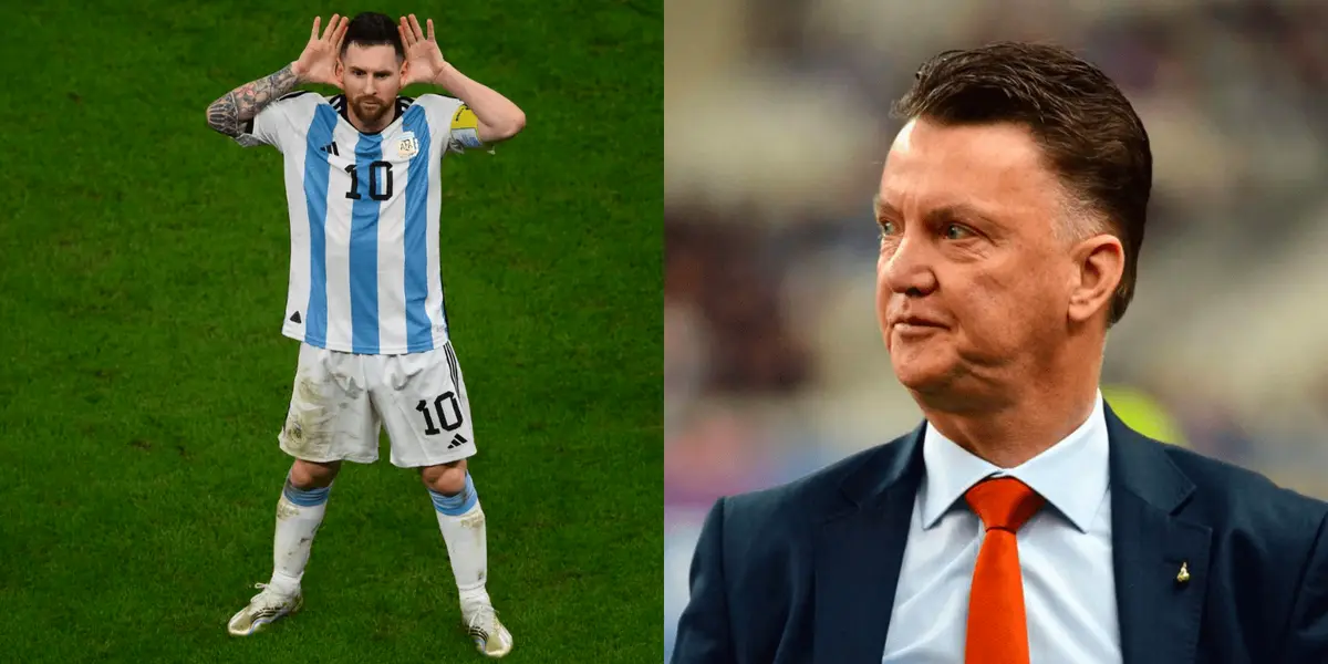 El DT de Países Bajos calentó la previa y el capitán de la selección argentina le cerró la boca