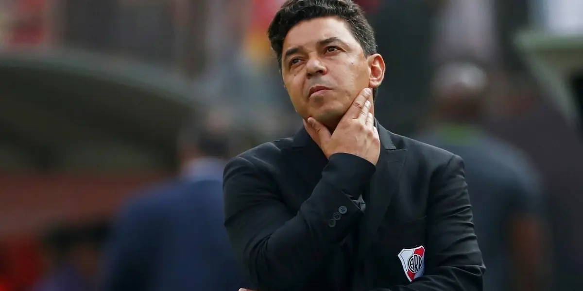 El DT de River piensa en el equipo para el domingo, con dos jugadores que podrían entrar en la consideración.