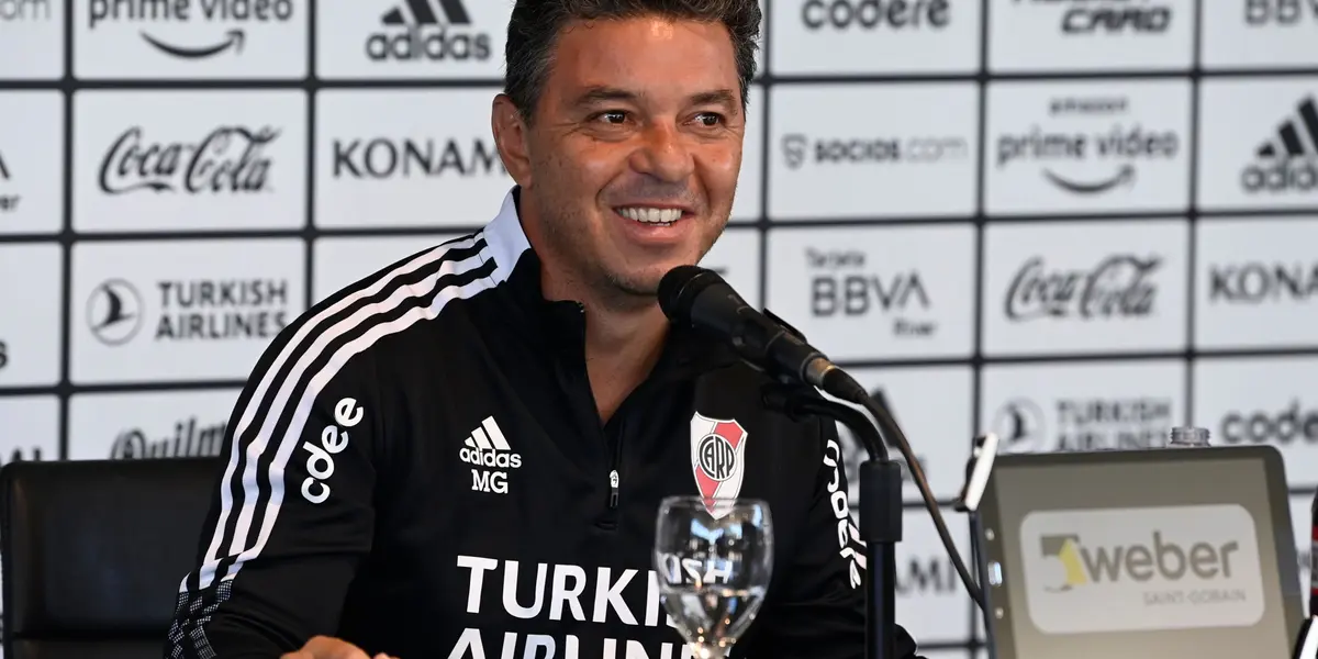 El DT de River se expresó respecto a lo sucedido en el partido de hoy del PSG.