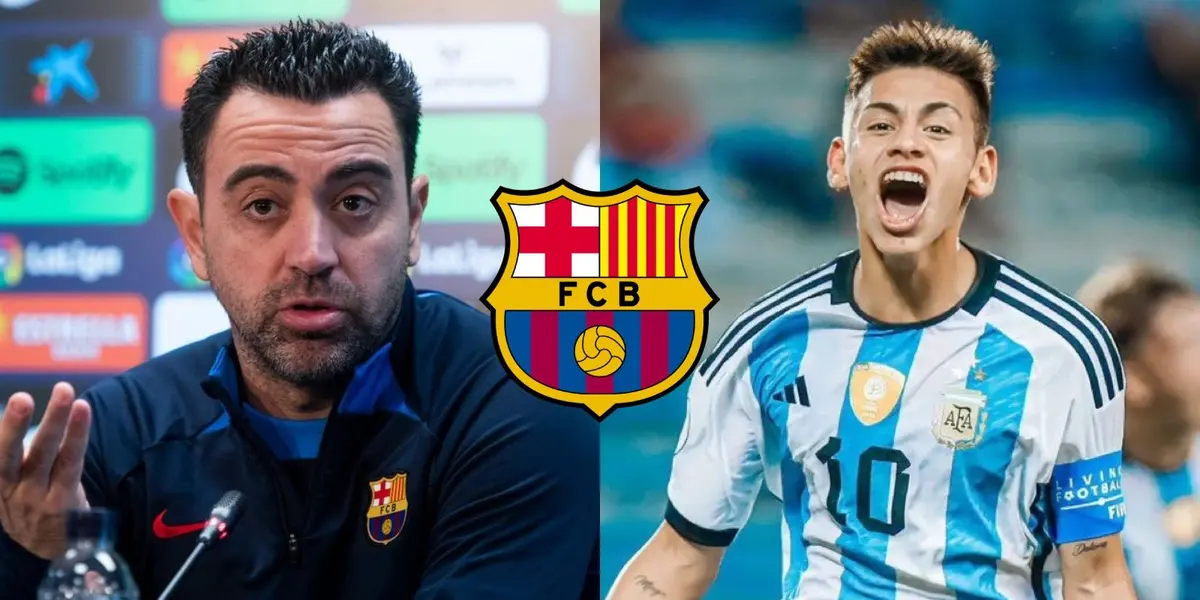 El DT del conjunto azulgrana respondió sobre el argentino en conferencia de prensa.