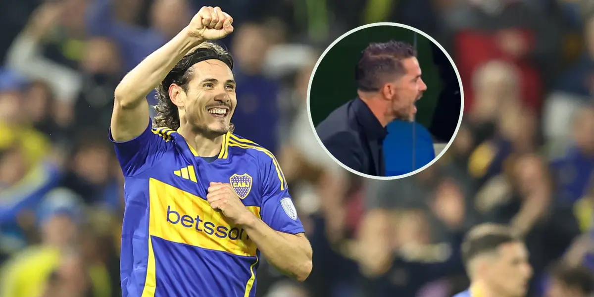 El DT no se mostró conforme con el nivel del Xeneize, ya que ni siquiera festejó la igualdad.