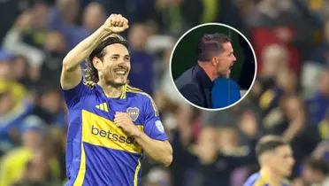 El DT no se mostró conforme con el nivel del Xeneize, ya que ni siquiera festejó la igualdad.