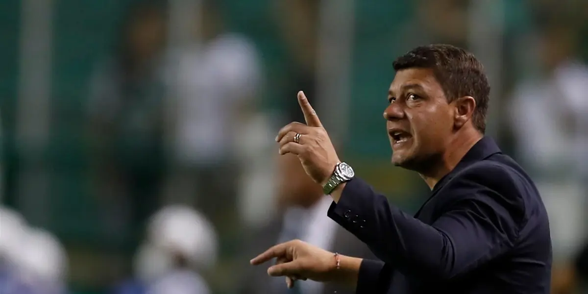 El DT, que ayer se fue sin dar declaraciones tras el empate ante Godoy Cruz, hoy habló antes del entrenamiento.