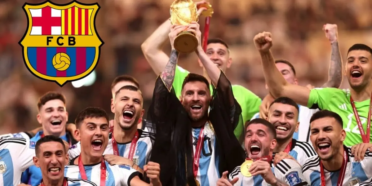 El elenco que dirige Xavi Hernández está tras los pasos de un integrante de la Scaloneta. Todos los detalles.