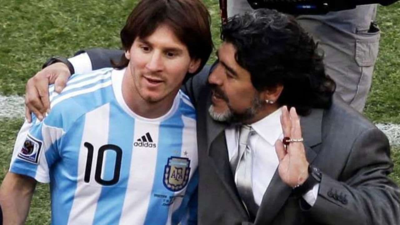 El ente madre del fútbol mundial lanzó un video en el que se pueden ver a los dos genios de la pelota en una combinación entre la Copa del Mundo de México 1986 y Rusia 2018.
