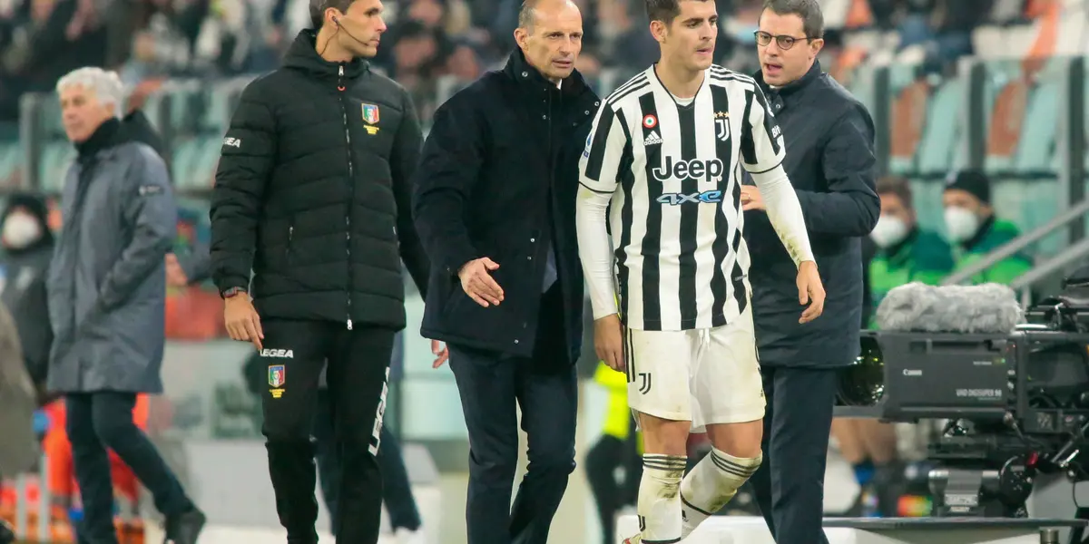 El entrenador de la Vecchia Signora increpó al español cuando fue sustituido.