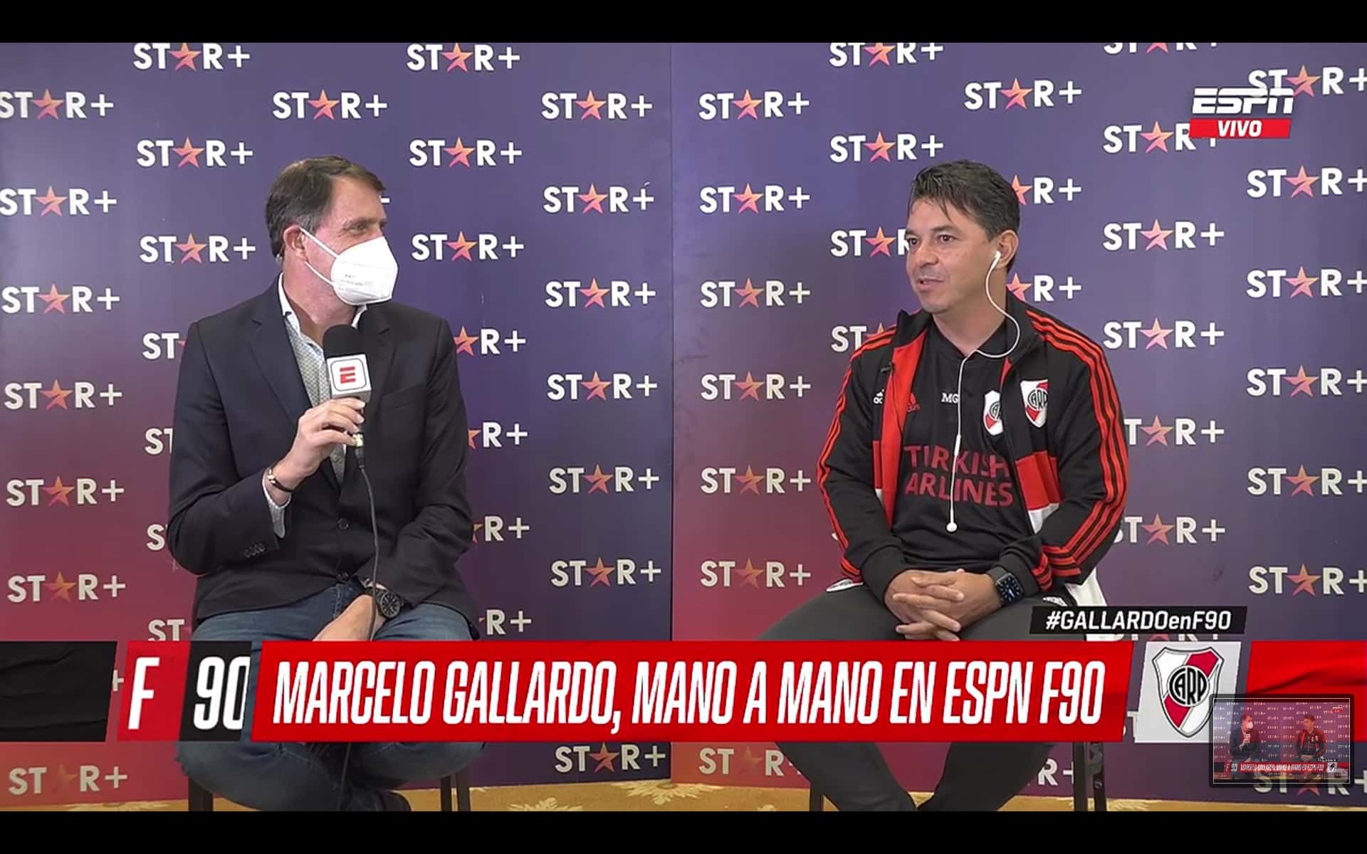 El entrenador de River Plate apuntó contra el vicepresidente de Boca Juniors luego de las chicanas.