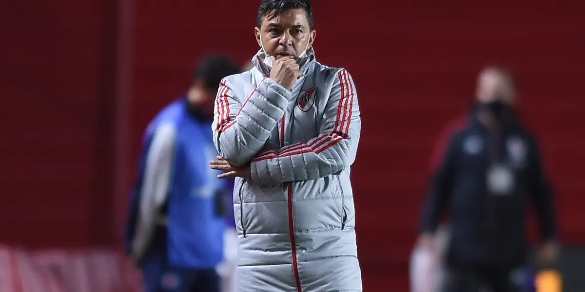 El entrenador de River Plate habló con la prensa luego de avanzar a cuartos de final de la Copa Libertadores. 