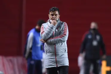 El entrenador de River Plate habló con la prensa luego de avanzar a cuartos de final de la Copa Libertadores.