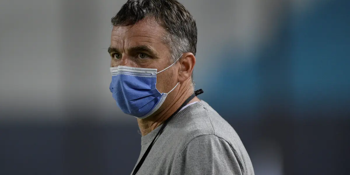 El entrenador del conjunto de Avellaneda también valoró la "actitud y el coraje" de sus jugadores.