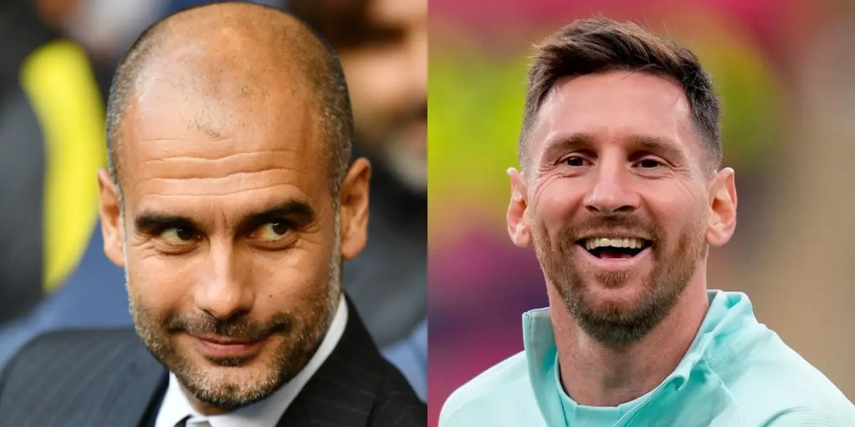 El entrenador del Manchester City sorprendió con una declaración a poco de que Leo sea agente libre.