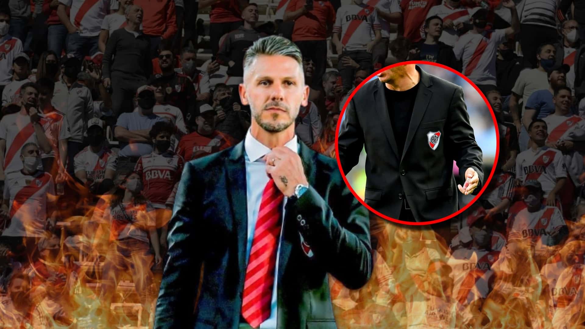 El entrenador del Millonario es cuestionado por gran parte de la hinchada.