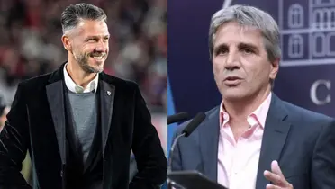 El entrenador del Millonario fue criticado por el ministro de Economía y no dejó de sorprender.