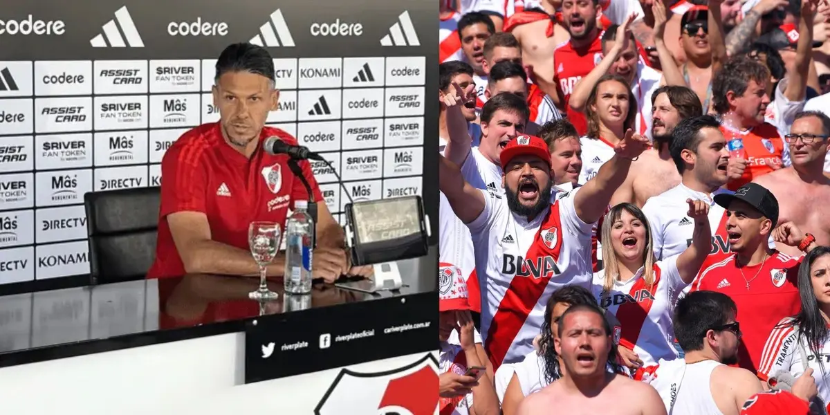 El entrenador del Millonario habló en público en la previa de su estreno en la Liga Profesional y fue contundente con un tema.